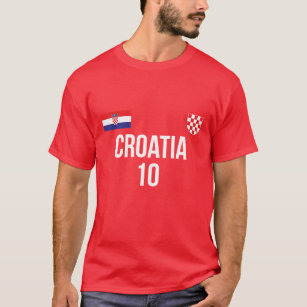 クロアチアの全国代表チームのワイシャツ Tシャツ