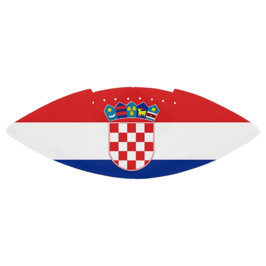 クロアチアの国旗を掲げた愛国的なアメリカンフットボール アメリカンフットボール (パネル)