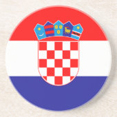 クロアチアの国旗 コースター (正面)