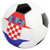 クロアチアの国旗 サッカーボール (3/4)