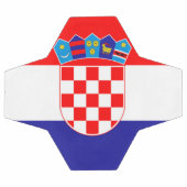 クロアチアの国旗 サッカーボール (フラット)