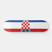 クロアチアの国旗 スケートボード (横)