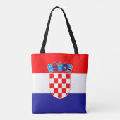 クロアチアの国旗 トートバッグ (裏面)