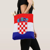 クロアチアの国旗 トートバッグ (クローズアップ)