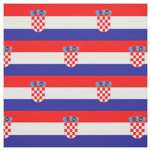 クロアチアの国旗 ファブリック (見本)