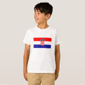 クロアチアの国旗 Tシャツ (正面フル)