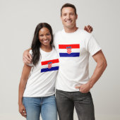 クロアチアの国旗 Tシャツ (ユニセックス)