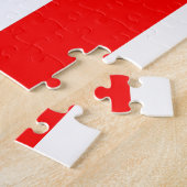 クロアチアの国民の世界の旗 ジグソーパズル (側面)