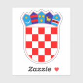 クロアチアの国章 シール (シート)