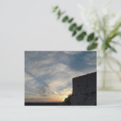 クロアチアの夕日 ポストカード (スタンド正面)