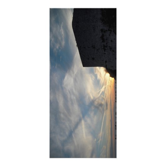 クロアチアの夕日 ラックカード (正面)