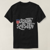 クロアチアの感覚（クロアチア） Tシャツ (デザイン正面)
