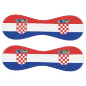 クロアチアの旗との愛国心が強いソフトボール ソフトボール (パネル)