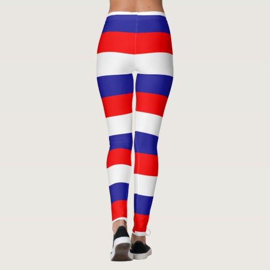 クロアチアの旗のデザインパターンレギング レギンス (裏面)