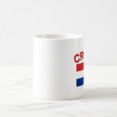 クロアチアの旗2 コーヒーマグカップ (中央)