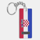 クロアチアの旗 キーホルダー (正面左)