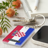 クロアチアの旗 キーホルダー (正面右)