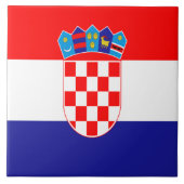 クロアチアの旗 タイル (正面)