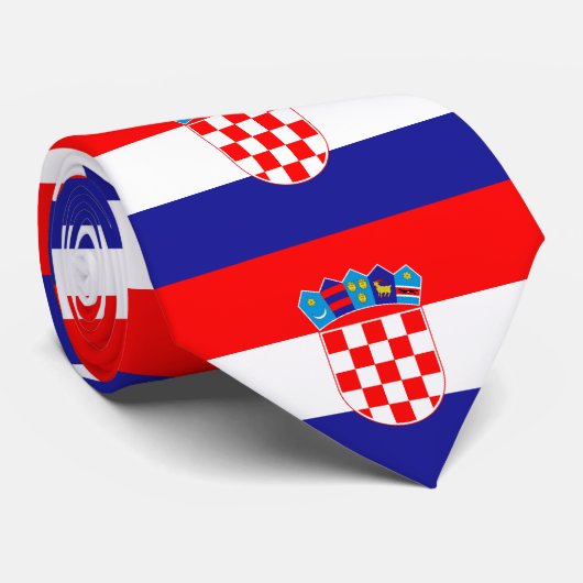 クロアチアの旗 ネクタイ (ロール)