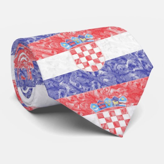クロアチアの旗 ネクタイ (ロール)