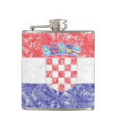 クロアチアの旗 フラスク (正面)