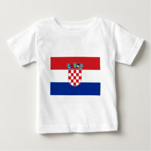 クロアチアの旗 ベビーTシャツ