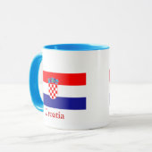 クロアチアの旗 マグカップ (正面左)