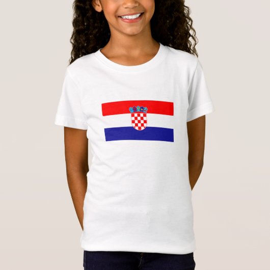 クロアチアの旗 Tシャツ (正面)