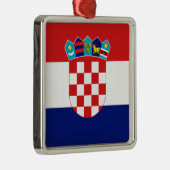 クロアチアの旗- Trobojnica メタルオーナメント (右)