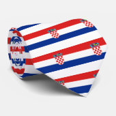 クロアチアの旗HR Hrvatska ネクタイ (ロール)