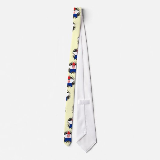 クロアチアの星 ネクタイ (裏面)