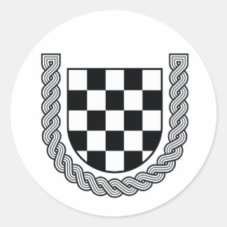 クロアチアの歴史的な紋章 ラウンドシール