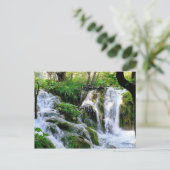 クロアチアの滝はがき ポストカード (スタンド正面)