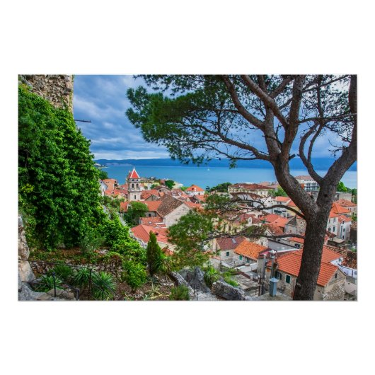 クロアチアの町オミスのポスター ポスター (正面)