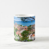 クロアチアの町オミス コーヒーマグカップ (中央)