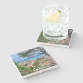 クロアチアの町オミス ストーンコースター (横)