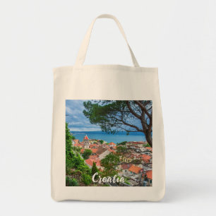 クロアチアの町オミス トートバッグ