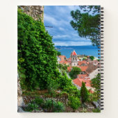 クロアチアの町オミス。 ノートブック (裏面)