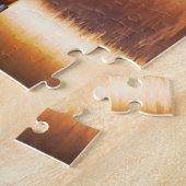 クロアチアの町シベニックの夜。 ジグソーパズル (側面)