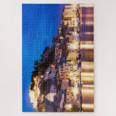 クロアチアの町シベニックの夜。 ジグソーパズル (縦)