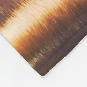 クロアチアの町シベニックの夜。 フリースブランケット (角)