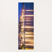 クロアチアの町シベニックの夜。 ヨガマット (裏面)