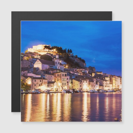 クロアチアの町シベニック (正面/裏面)