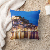 クロアチアの町シベニック クッション (ブランケット)