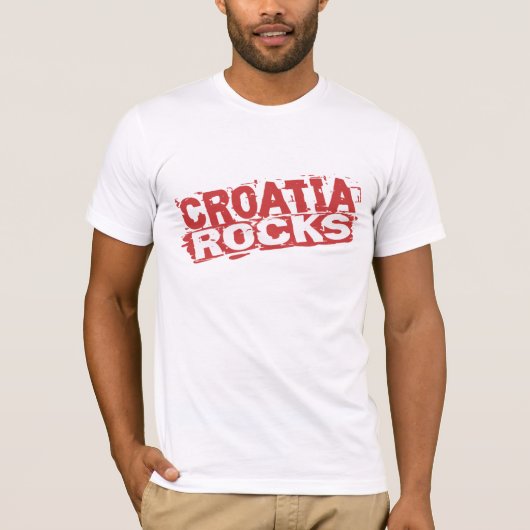 クロアチアの石 Tシャツ (正面)