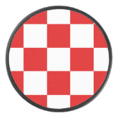 クロアチアの紋章の紋章 アイスホッケーパック (正面)