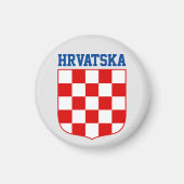 クロアチアの紋章の紋章 マグネット (正面)