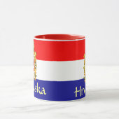 クロアチアの紋章付き外衣 マグカップ (中央)