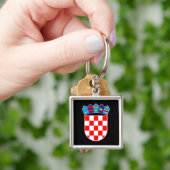 クロアチアの紋章 キーホルダー (手)