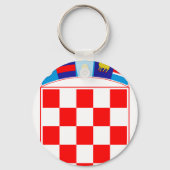 クロアチアの紋章、クロアチアの紋章、ハルバツカ キーホルダー (正面)